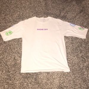 Pac Sun white long sleeve t-shirt